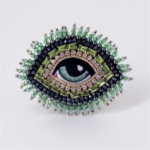 Eye Brooche - BR01-GR06 - S