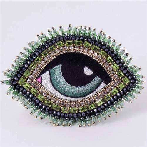 Eye Brooche - BR01-GR06 - L