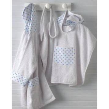 Bellora Kids Bathrobe Blue Dotted