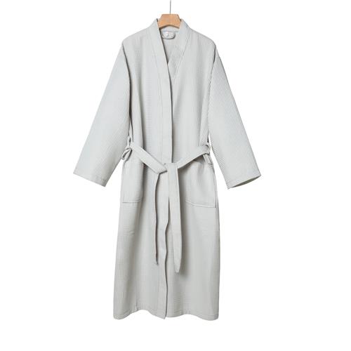 Waffle Bathrobe Grey