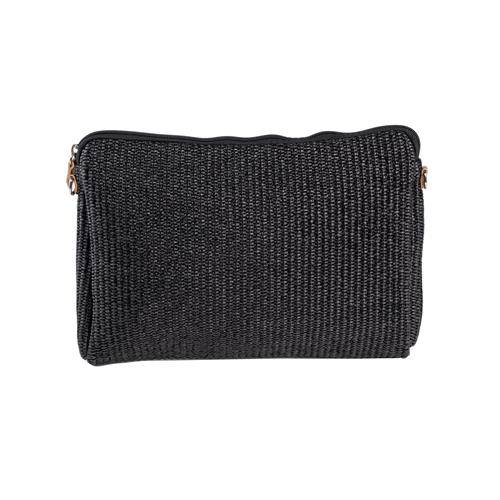 Rafia Rectangular pouch / Black