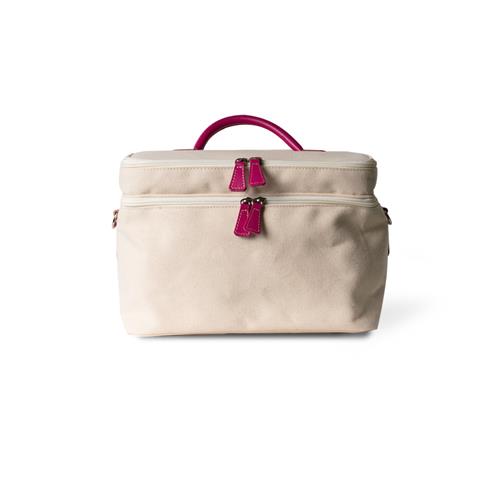 Sunrise Bottle Bag / Beige/Fucsia