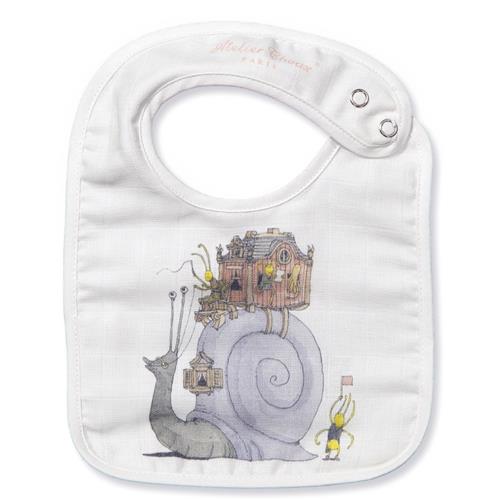 Atelier Choux Large Bib / Snail