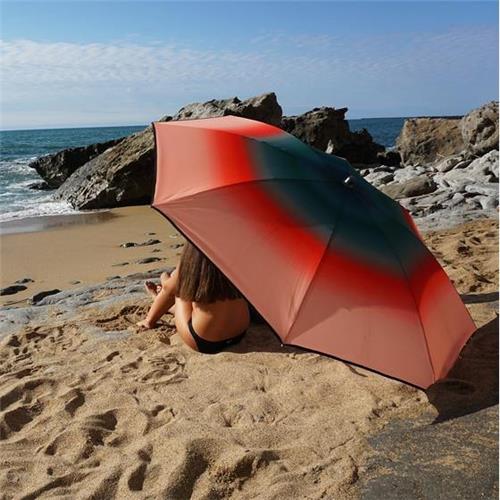 Beach Umbrella Medium / Psyché Red Watermelon