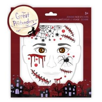 Zombie Face Stickers