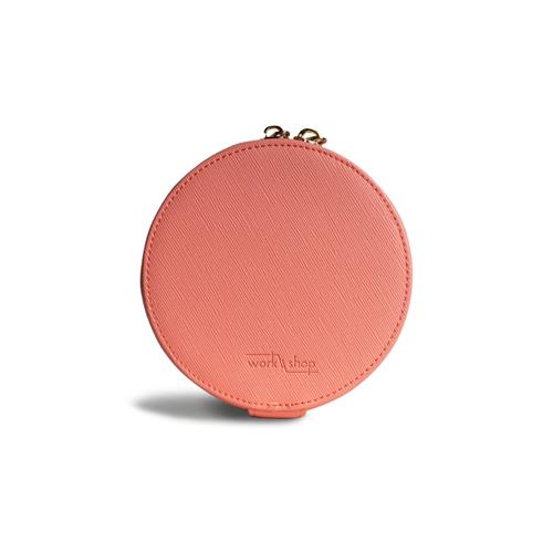 Round Jewellery Box / Pink