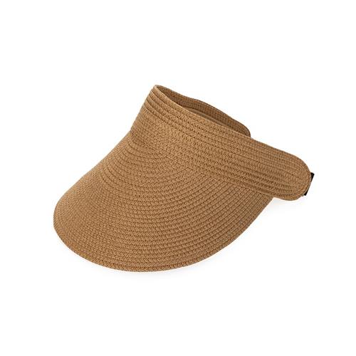 Rafia Visor Hat / Beige